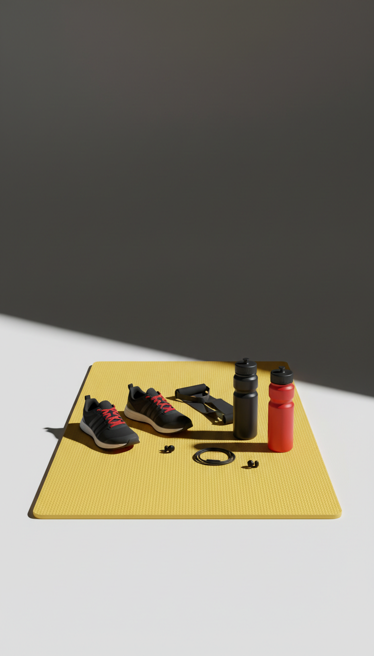 Technical Gym Mat in Signal Yellow