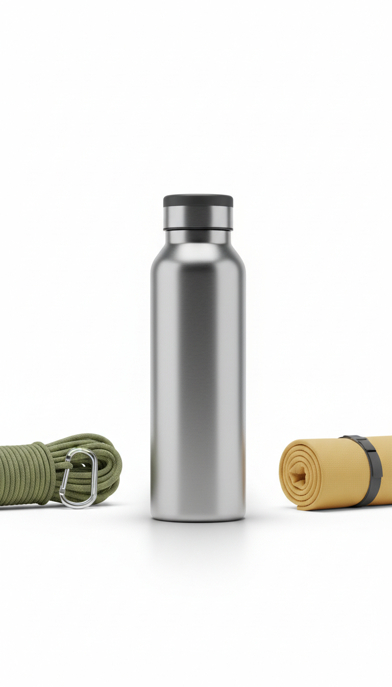 Stainless steel hydration bottle